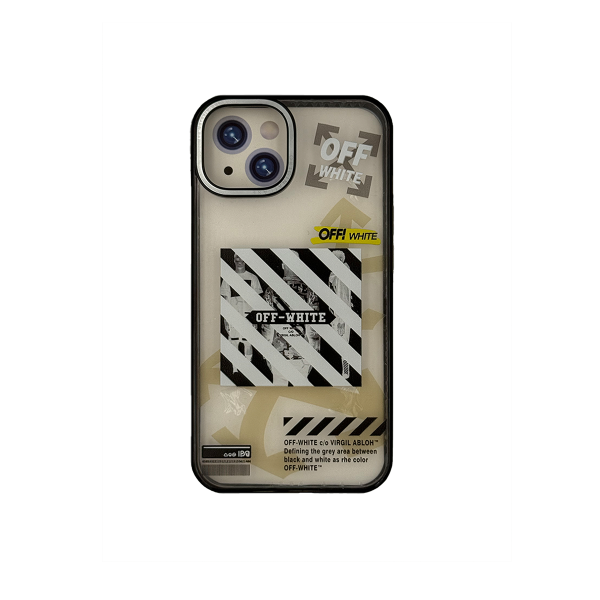 قاب طرح Off-white black & white