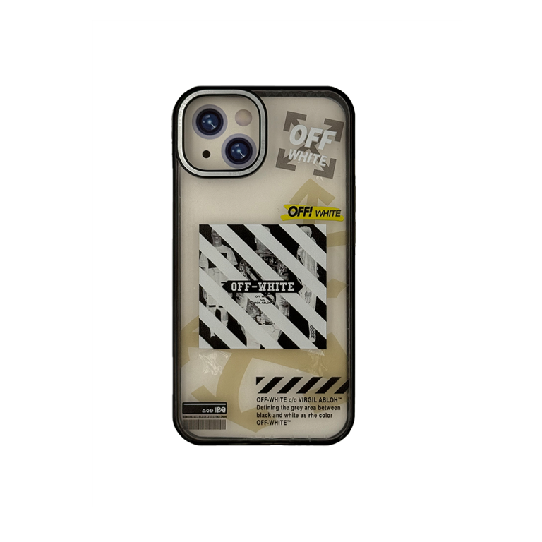 قاب طرح Off-white black & white