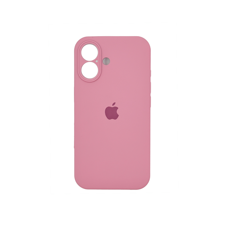 سیلیکون اورجینال صورتی تیره iPhone 16